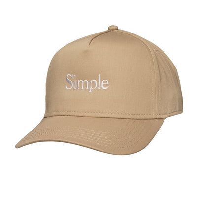 Color:Khaki-Simple Logo Baseball Hat