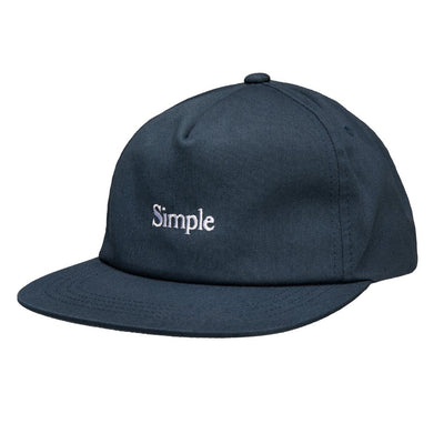 Color:Navy-Simple Logo Unstructured Hat